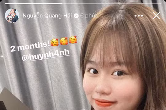 Bỏ mặc thị phi phía sau, Quang Hải hạnh phúc bên Huỳnh Anh
