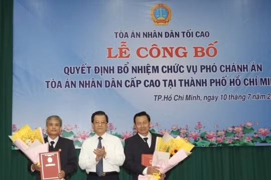 Bổ nhiệm nhân sự Toà án nhân dân Cấp cao tại TP.HCM