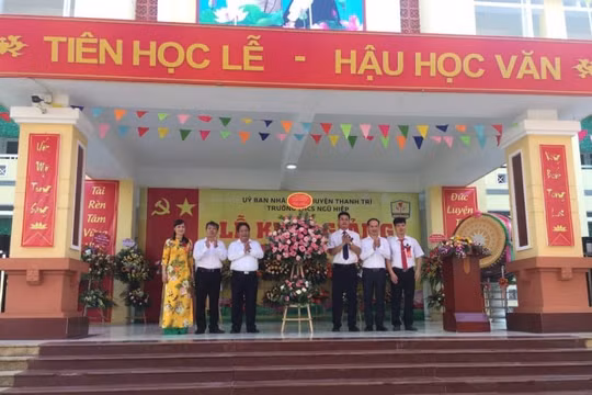 Trường THCS Ngũ Hiệp: Nâng cao chất lượng dạy và học, thực hiện xây dựng trường học đạt chuẩn quốc gia năm 2021