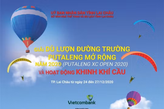 Lai Châu tổ chức Giải Dù lượn đường trường PuTaLeng mở rộng năm 2020