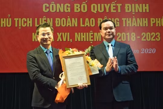 Ông Nguyễn Phi Thường làm Chủ tịch Liên đoàn Lao động TP Hà Nội