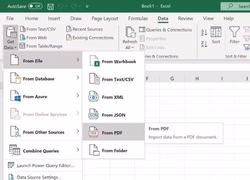 Excel được Microsoft bổ sung tính năng làm việc tốt hơn với tệp tin PDF