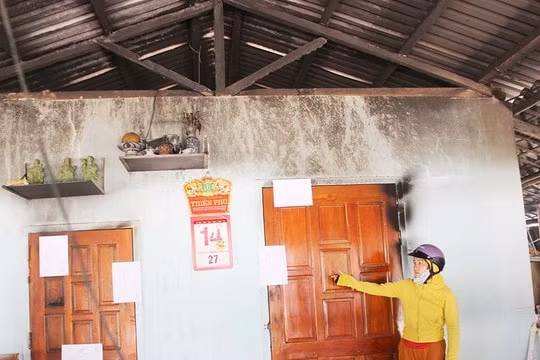 Phú Yên: Cháy nhà lúc nửa đêm, 4 người trong gia đình bỏng nặng