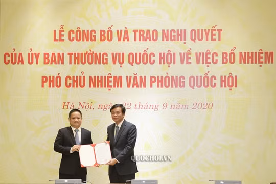 Tổng Giám đốc Truyền hình Quốc hội Vũ Minh Tuấn giữ chức Phó Chủ nhiệm Văn phòng Quốc hội
