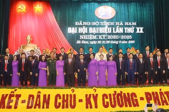 Bế mạc Đại hội đại biểu Đảng bộ tỉnh Hà Nam