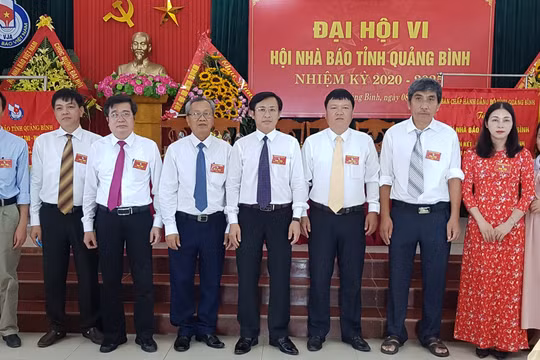 Đại hội Hội Nhà báo tỉnh Quảng Bình khóa VI, nhiệm kỳ 2020-2025
