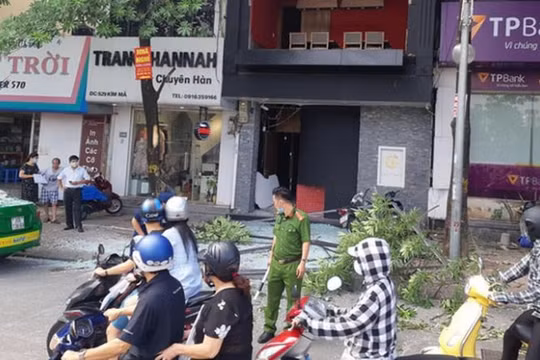 Công an thông tin vụ nổ bình gas ở phố Kim Mã, Hà Nội
