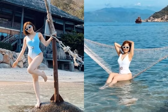 Hot girl Trâm Anh khoe ảnh bikini nóng bỏng