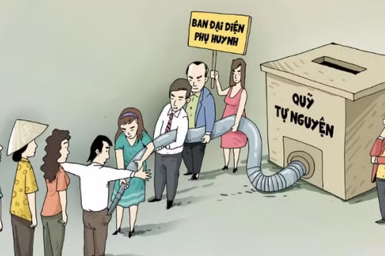 Phải cấm việc nhà trường nhận tiền từ Ban đại diện cha mẹ học sinh!