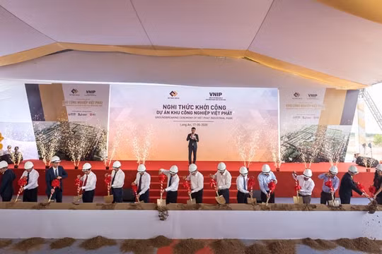 Long An: Khởi công khu công nghiệp sinh thái hơn 1.800 ha