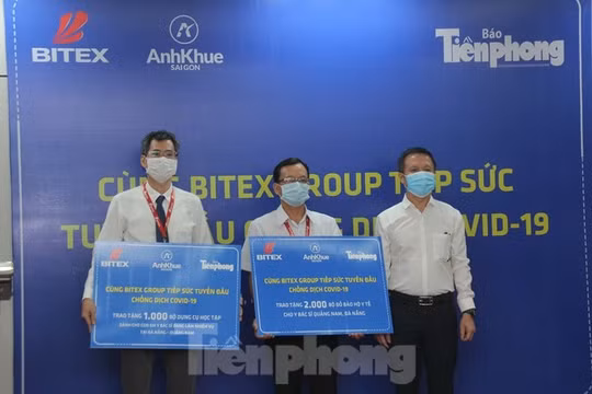 Báo Tiền Phong phối hợp với tập đoàn BITEX tiếp sức tuyến đầu chống dịch