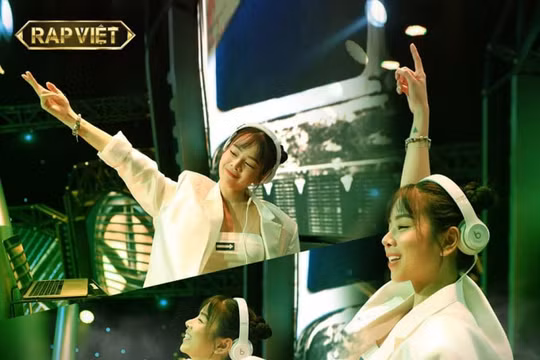Phát sốt trước nhan sắc và khả năng chơi nhạc cực chất của cô nàng DJ Mie trong "Rap Việt"