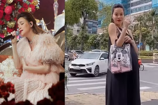 Hà Hồ để lộ bụng bầu vượt mặt, nhưng lại hành động kỳ lạ sau đó