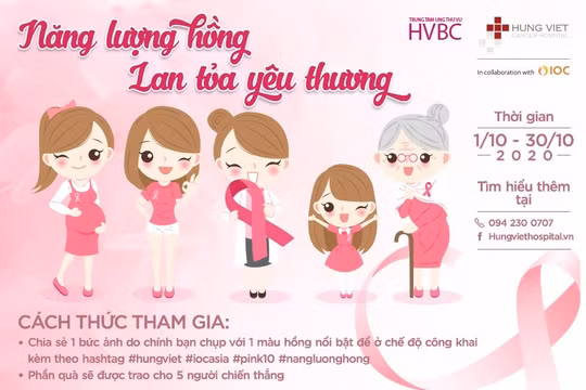 Cuộc thi ảnh: Năng lượng hồng – Lan tỏa yêu thương