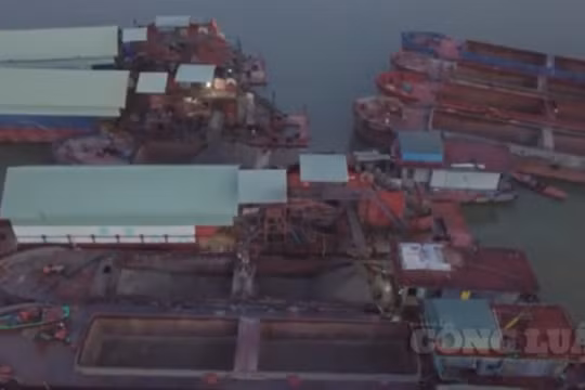 Thanh Thuỷ (Phú Thọ): Có hay không việc công ty Thành Công tháo biển số để lộng hành khai thác cát?