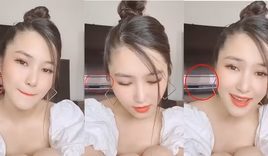 Hương Tràm tung clip dùng app ảo khiến tivi biến dạng