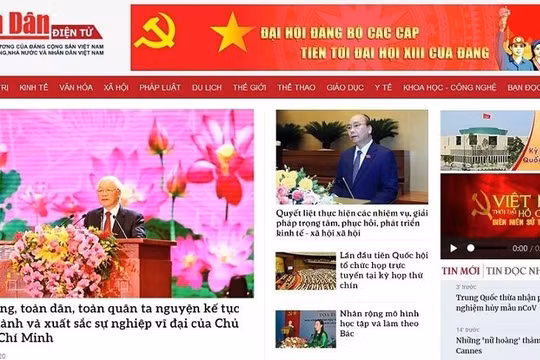 Báo điện tử Nhân Dân ra mắt giao diện mới với nhiều trải nghiệm cho bạn đọc