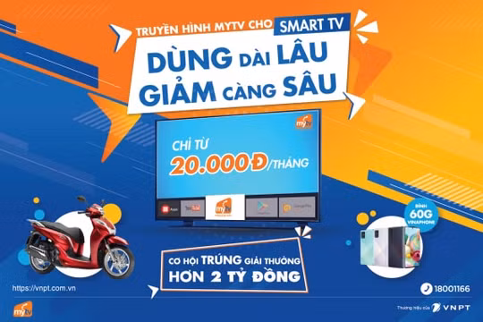 Ứng dụng MyTV giảm giá khủng, chỉ còn từ 20.000đ/tháng