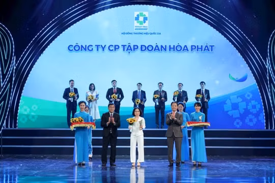 Hòa Phát lần thứ 5 liên tiếp đạt Thương hiệu Quốc gia Việt Nam