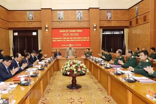 Quân ủy Trung ương họp bàn nhiệm vụ quân sự, quốc phòng năm 2021