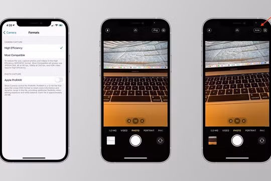 iPhone 12 Pro cập nhật iOS 14.3 beta có thể chụp được ảnh định dạng RAW