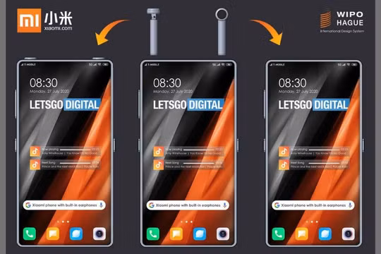 Xiaomi tích hợp tai nghe không dây bên trong smartphone