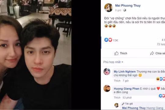 Mai Phương Thuý công khai nhận mình và Noo Phước Thịnh là đôi “vợ chồng”