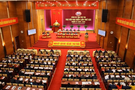 Khai mạc Đại hội Đảng bộ tỉnh Phú Thọ lần thứ XIX, nhiệm kỳ 2020 - 2025