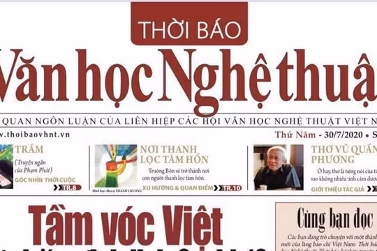 Thời báo Văn học Nghệ thuật chính thức ra mắt mỗi 1 kỳ/tuần