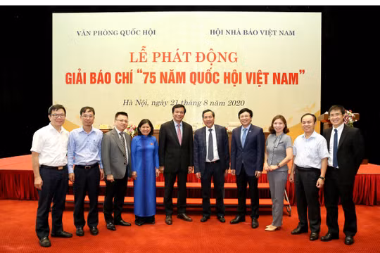 Lễ phát động Giải báo chí “75 năm Quốc hội Việt Nam”