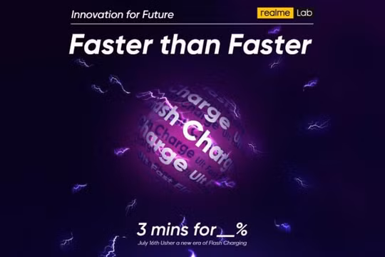 Realme chính thức ra mắt công nghệ sạc nhanh 125W