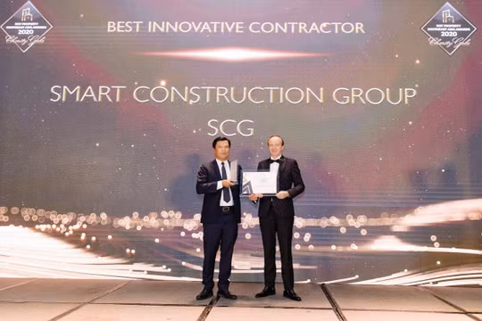SCG được vinh danh là Nhà thầu xây dựng đột phá nhất Đông Nam Á 2020