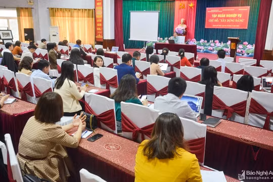 Trang bị kỹ năng, nghiệp vụ viết về chủ đề Xây dựng Đảng