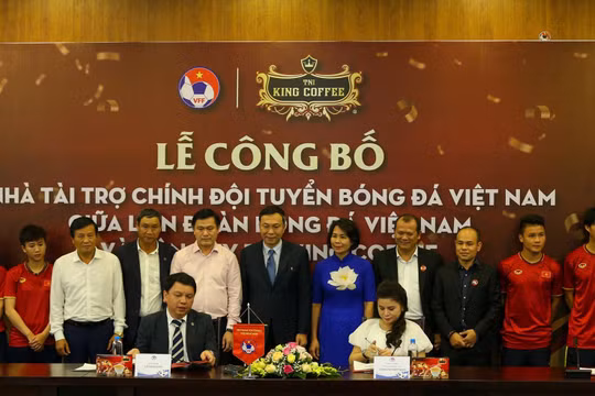 King Coffee chính thức đồng hành cùng Bóng đá Việt Nam