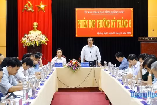 Ông Nguyễn Tăng Bính phụ trách, xử lý công việc thuộc thẩm quyền Chủ tịch tỉnh Quảng Ngãi