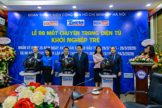Báo Tuổi trẻ Thủ đô ra mắt chuyên trang điện tử “Khởi nghiệp trẻ”