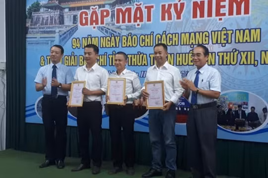Thừa Thiên Huế: Tổ chức Giải báo chí Hải Triều lần thứ nhất