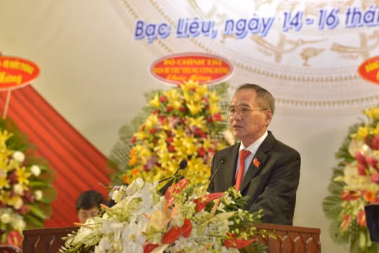 Ông Lữ Văn Hùng tái đắc cử Bí thư Tỉnh ủy Bạc Liêu