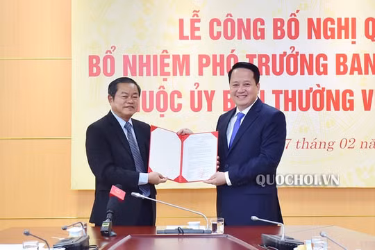 Bổ nhiệm ông Hoàng Anh Công giữ chức Phó Trưởng ban Dân nguyện