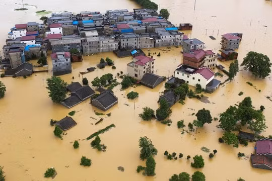 Mưa lũ Trung Quốc: Hồ Bà Dương sắp tràn bờ, cảnh báo ngập lụt nghiêm trọng vùng hạ lưu