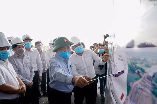 Thủ tướng thị sát tiến độ thi công Dự án cao tốc Trung Lương - Mỹ Thuận