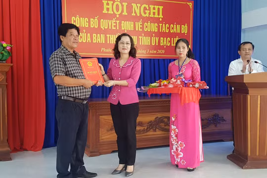 Bạc Liêu: Điều động Chủ tịch UBND huyện Phước Long nhận nhiệm vụ mới
