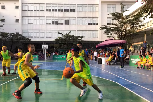 Báo Thiếu niên Tiền phong phát động Giải Bóng rổ học sinh tiểu học Hà Nội lần thứ 14