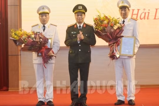 Hải Dương có 2 tân Phó Giám đốc Công an tỉnh