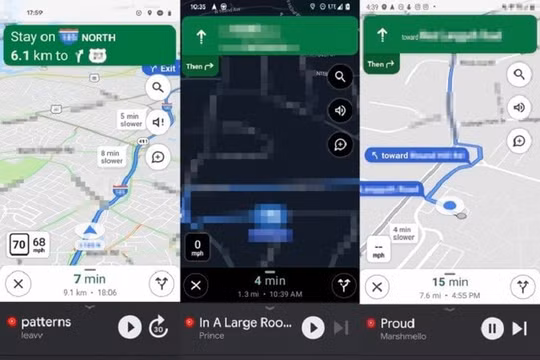 Google Maps cho ra phiên bản giao diện chỉ đường tương tự Android Auto