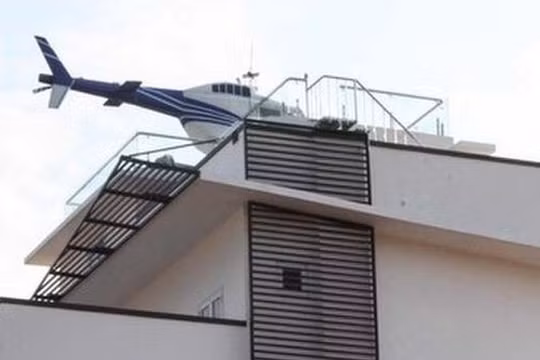 Bắt giữ ông chủ tòa biệt thự ở Hải Dương có “trực thăng” đỗ trên nóc