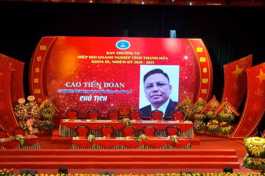 Ông Cao Tiến Đoan được bầu làm Chủ tịch Hiệp hội Doanh nghiệp tỉnh Thanh Hóa
