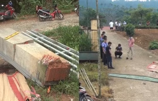 Tình hình sức khỏe của 3 học sinh bị thương trong vụ sập cổng trường mầm non ở Lào Cai