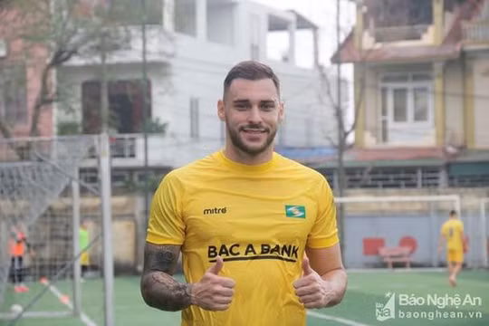 Câu lạc bộ SLNA chính thức ra mắt ngoại binh thứ 2 V.League 2021