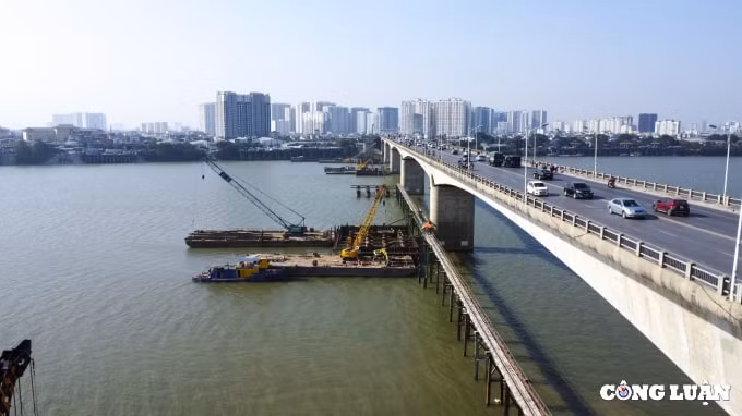 ha noi can canh cau vinh tuy 2 sau gan mot nam thi cong hinh 2